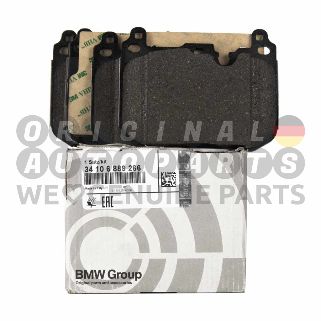 Original BMW MINI Bremsbeläge Bremsbelagsatz vorne X1 F48 X2 F39 1' F20 2' F44 F54 F55 F56 F57 F60 JCW 34106889266