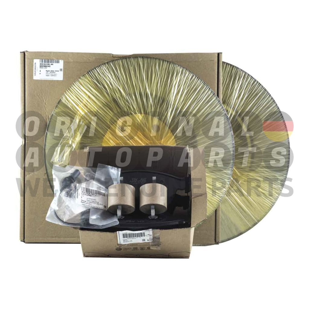 Original Audi Bremsscheiben Satz vorne + Bremsbeläge + Sensor 380x36mm SQ5 SQ 5 2013-2017 A8 S8 4H 2010-2017