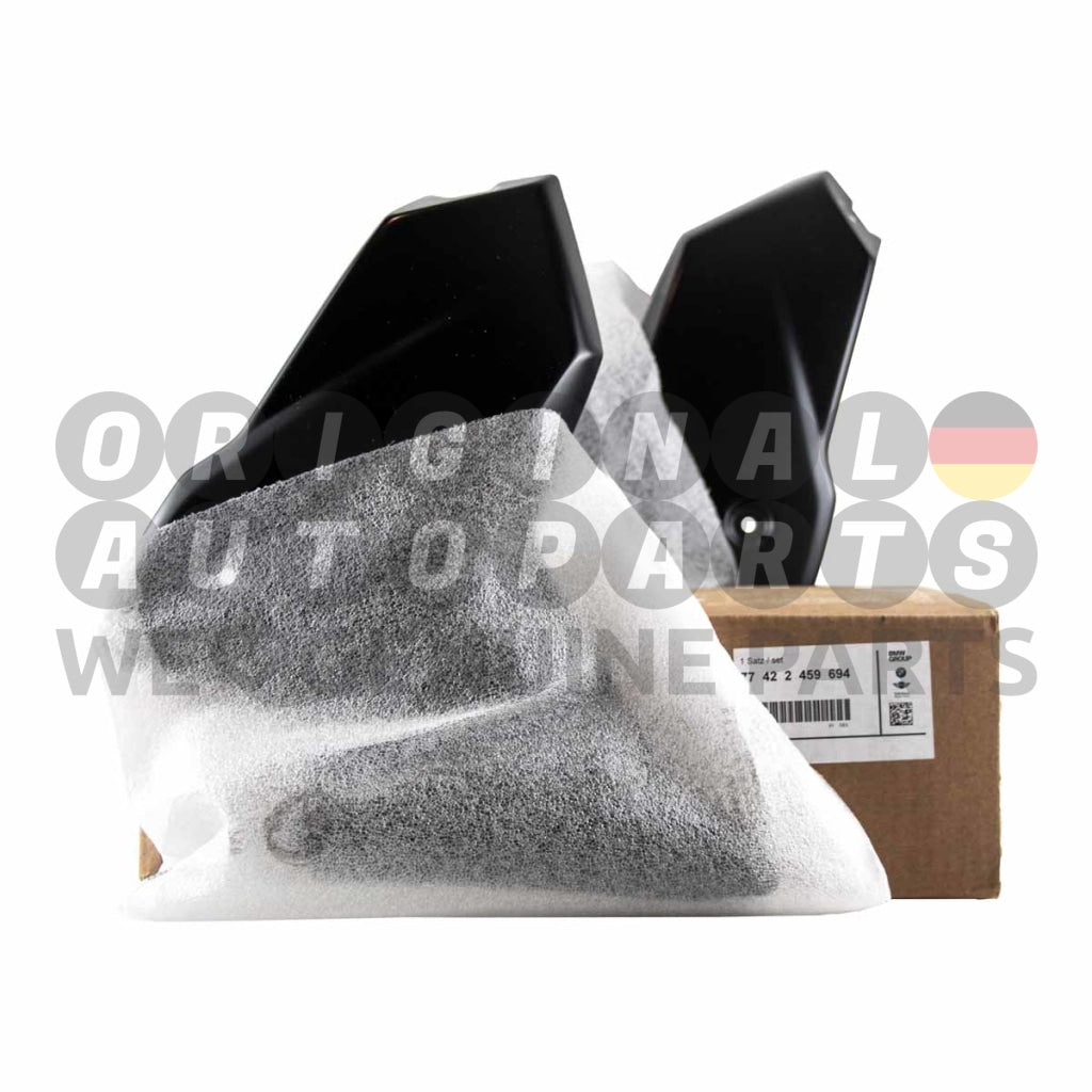 Original BMW MOTO Kühlerblenden Schwarz R1200GS (K50) 2017-2018 R1250GS 77422459694